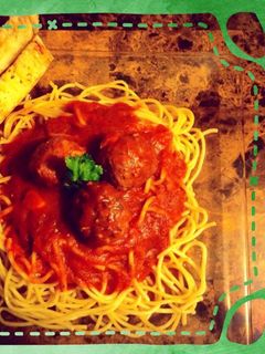 Una foto de Spaghetti a la Bolognesa