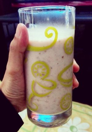 Foto resep Pear and Strawberry Smoothies