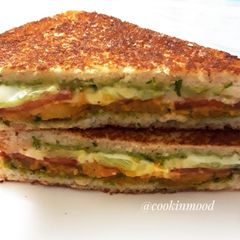 Bombay grill sandwich A picture of Bombay grill sandwich.
