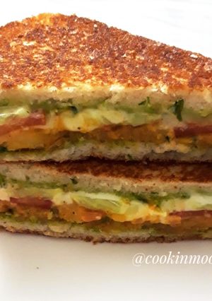 A picture of Bombay grill sandwich.