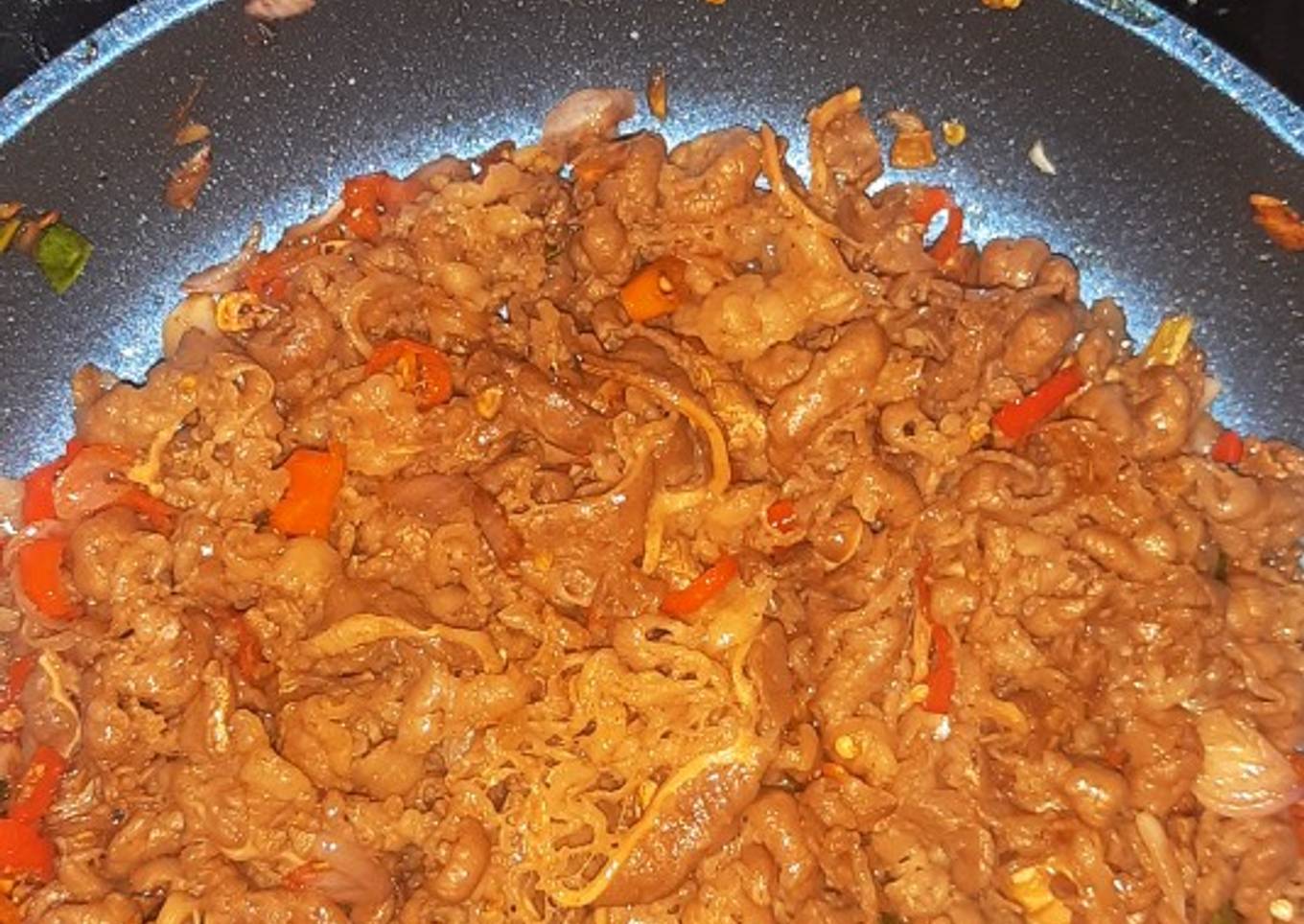 Sapi Iris Sambal Matah