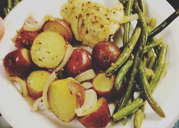 Popular Cuisine One pan Baked Chicken and veggies Very Delicious