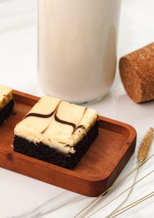 Foto resep Classic Brownies Cheesecake