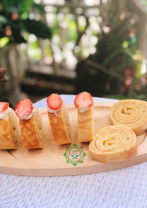 Hình của món Baumkuchen kiểu Nhật.