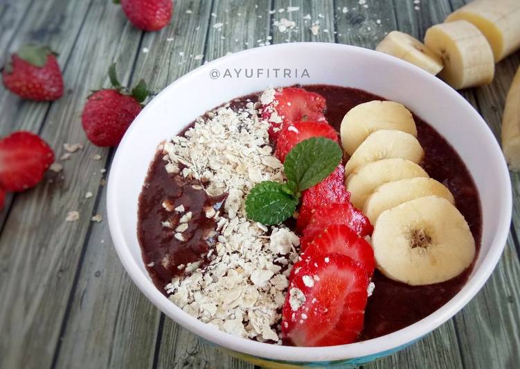 Smoothies Oat Choco Banana Strawberry