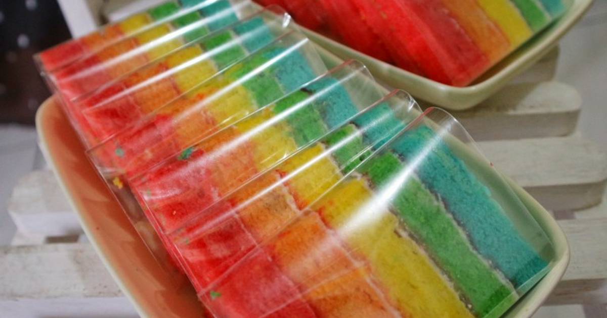 Resep Rainbow Cake Oleh Ria Fitria Yuniarti Cookpad