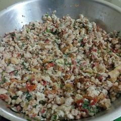 Scrambled fried mayai A picture of Scrambled fried mayai.