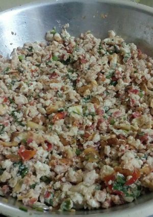 A picture of Scrambled fried mayai.