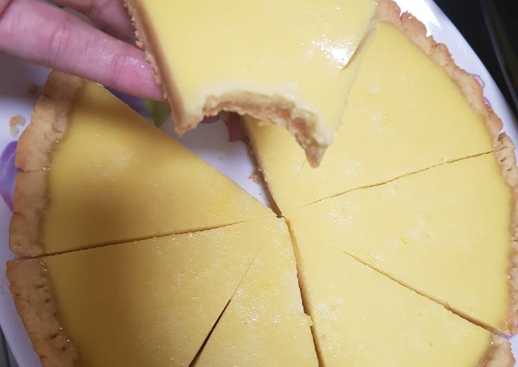 Resep Pie susu teflon yang Lezat