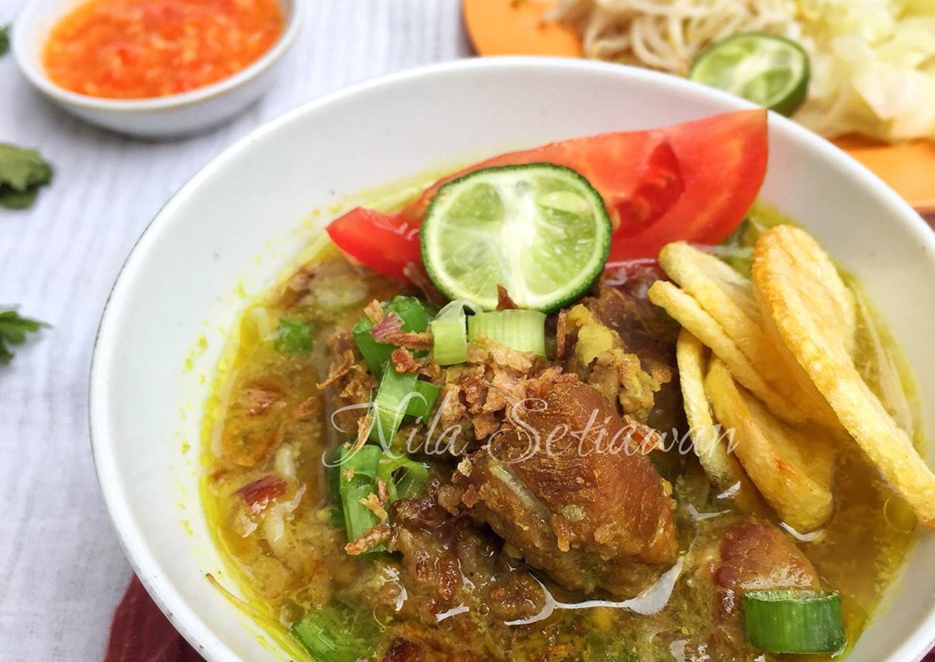 Soto Daging Sapi Bening/ Santan