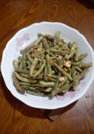 金沙菜豆 的食譜成品照片