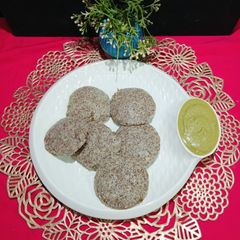 A picture of Healthy Whole Ragi Idli.