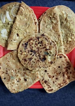 A picture of Punjabi Potato Porato Varities.