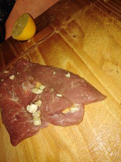 Una foto de Jabalí a la plancha