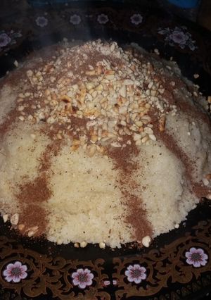 صورة لوصفة سفة بسميدة مغربية