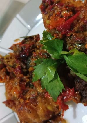 Foto resep Ayam Geprek Daun Jeruk