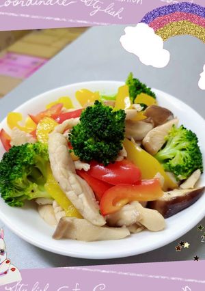 A picture of Auspicious Chicken - Bell Pepper Chicken Strips.