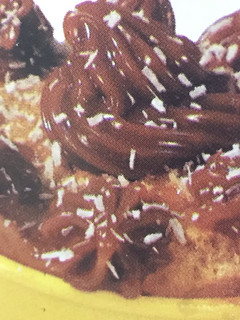 Una foto de Torta de dulce de leche al microondas