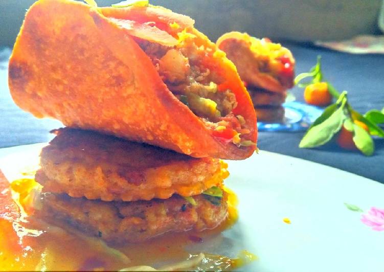 Step-by-Step Guide to Make Homemade Chicken vegetable cutlus with chicken tacos