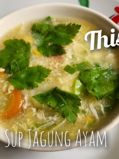 Foto resep Sup Jagung Ayam Simple