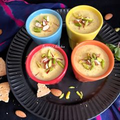 Biscuit & Anjeer Phirni A picture of Biscuit & Anjeer Phirni.