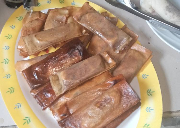 Pisang aroma coklat keju