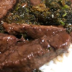 A picture of Kelly’s Beef and Broccoli.