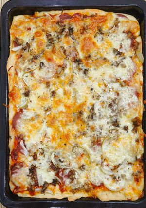 Foto resep Pizza Meaty Cheesy