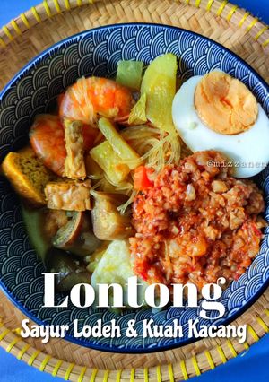 Gambar Lontong, Sayur Lodeh & Kuah Kacang