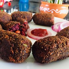 A picture of The Lip Smacking, Crispy & Crunchy VEGETABLE CHOP/ The Vegetable Cutlets : Teatime Snacking.