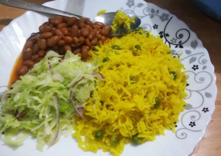 Recipe of Homemade Tumeric- coconut rice