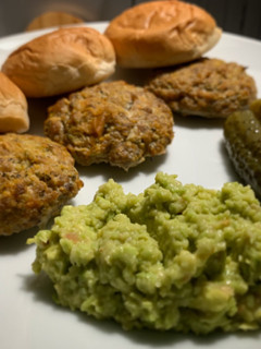 Una foto de Hamburguesas con verdura Al horno ¡cena fácil!