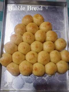 Foto resep Bubble bread (percobaan pertama)