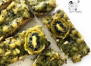 Una foto de Barras polvorosas de kiwi