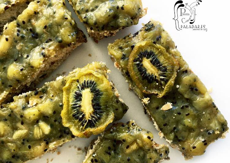 Barras polvorosas de kiwi