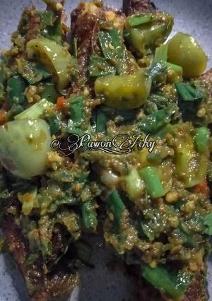 Foto resep Lele Tumis Sambal Ijo pedas