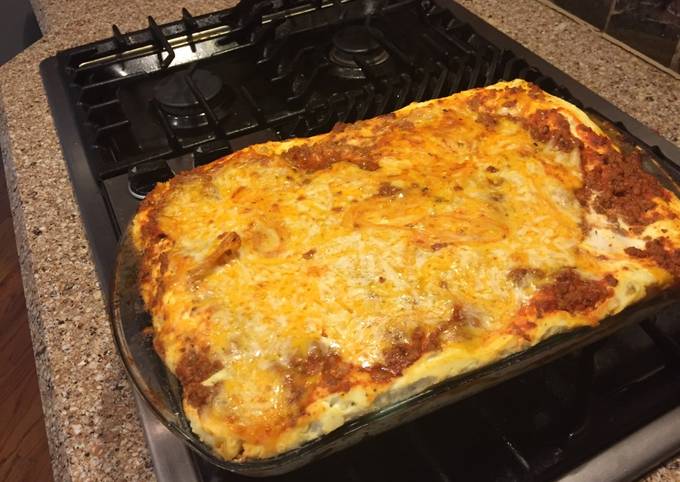 Recipe of Super Quick Homemade Steve&#39;s Ground Turkey and Cheese Lasagna