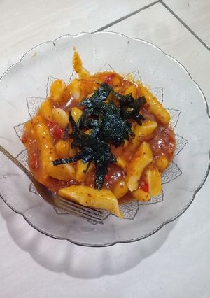 Foto resep Teokpokki (kue beras) korean food