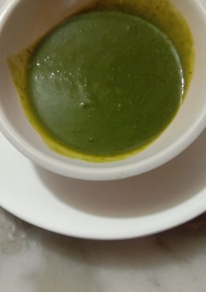 A picture of Mint sauce.