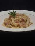 Tagliatelle a la carbonara