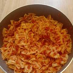 O poză a rețetei Paste cu sos de roșii!.