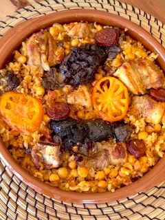 Una foto de Arroz al horno sencillo