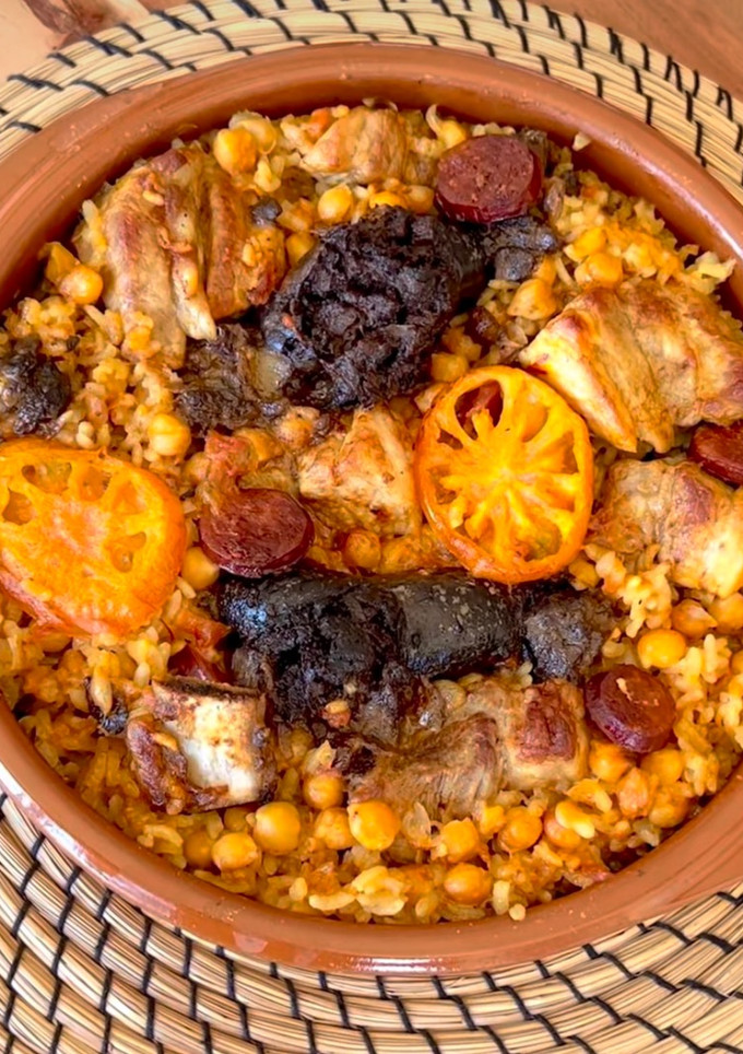 Una foto de Arroz al horno sencillo