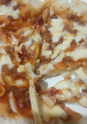 Foto resep Pizza Daging Cincang Tanpa Oven