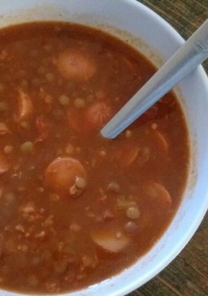 A picture of Chipotle Lentils.