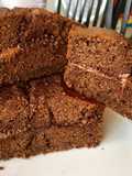 Pastel de chocolate relleno de nutella