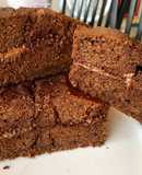 Pastel de chocolate relleno de nutella