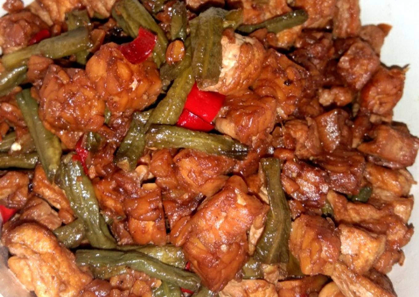 Tahu tempe kecap