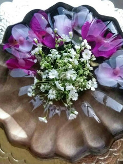 عکسی از دستور ژله ویترینی طلایی مشکی