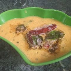 A picture of Mango kadhi.